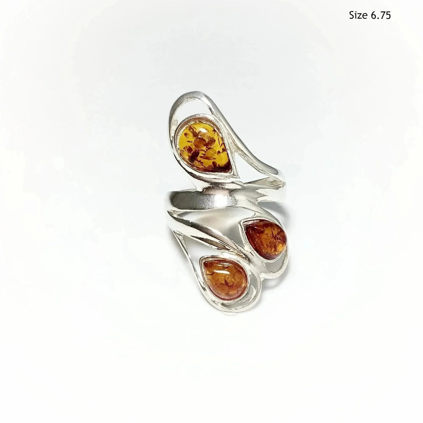 Cognac Amber Ring