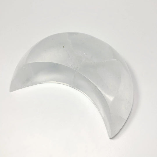 Selenite Half Moon Bowl - Rocks and Gems Canada
