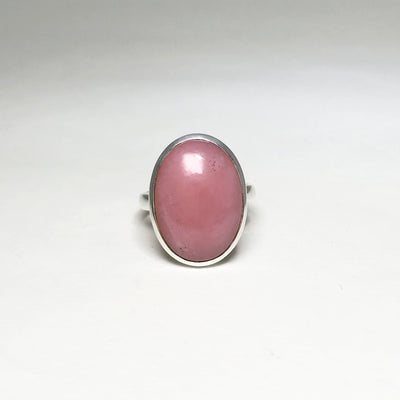 Pink Peruvian Opal Ring