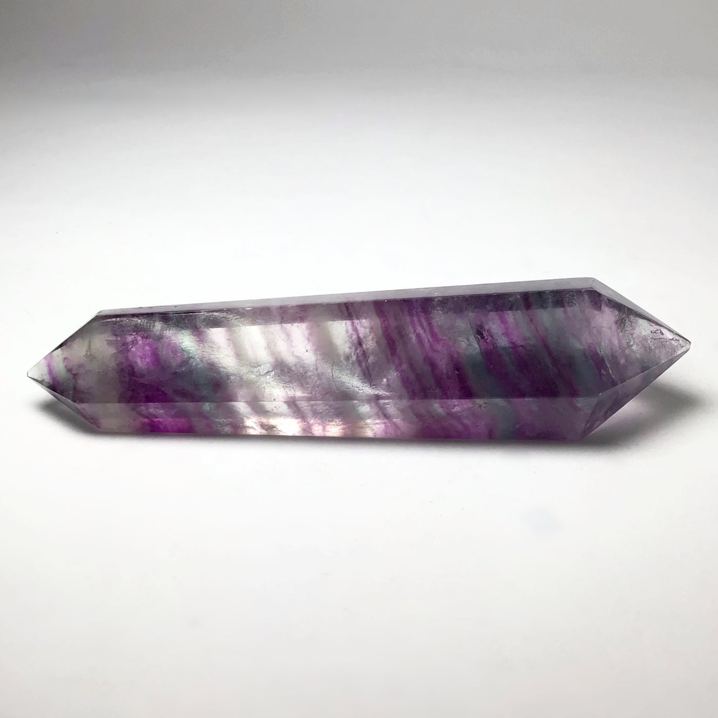 Double Terminated Fluorite Point