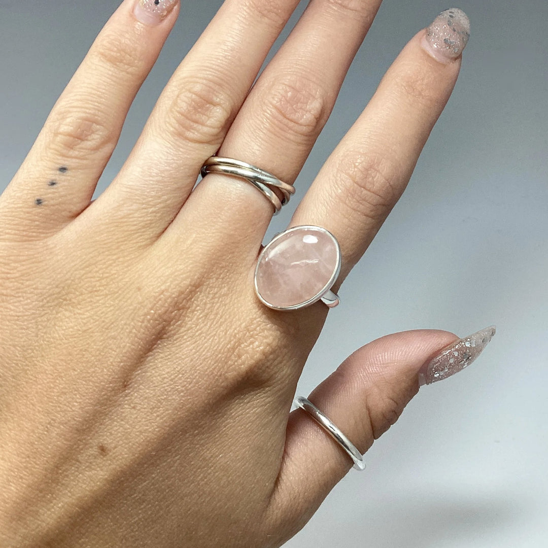 Rose Quartz Ring - Rocks and Gems Canada