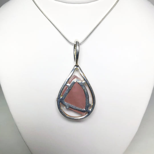 Raw Rose Quartz Pendant - Rocks and Gems Canada