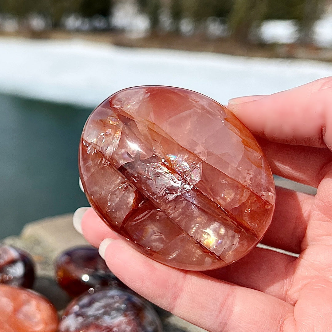 Red Hematoid Quartz Tumble - Rocks and Gems Canada