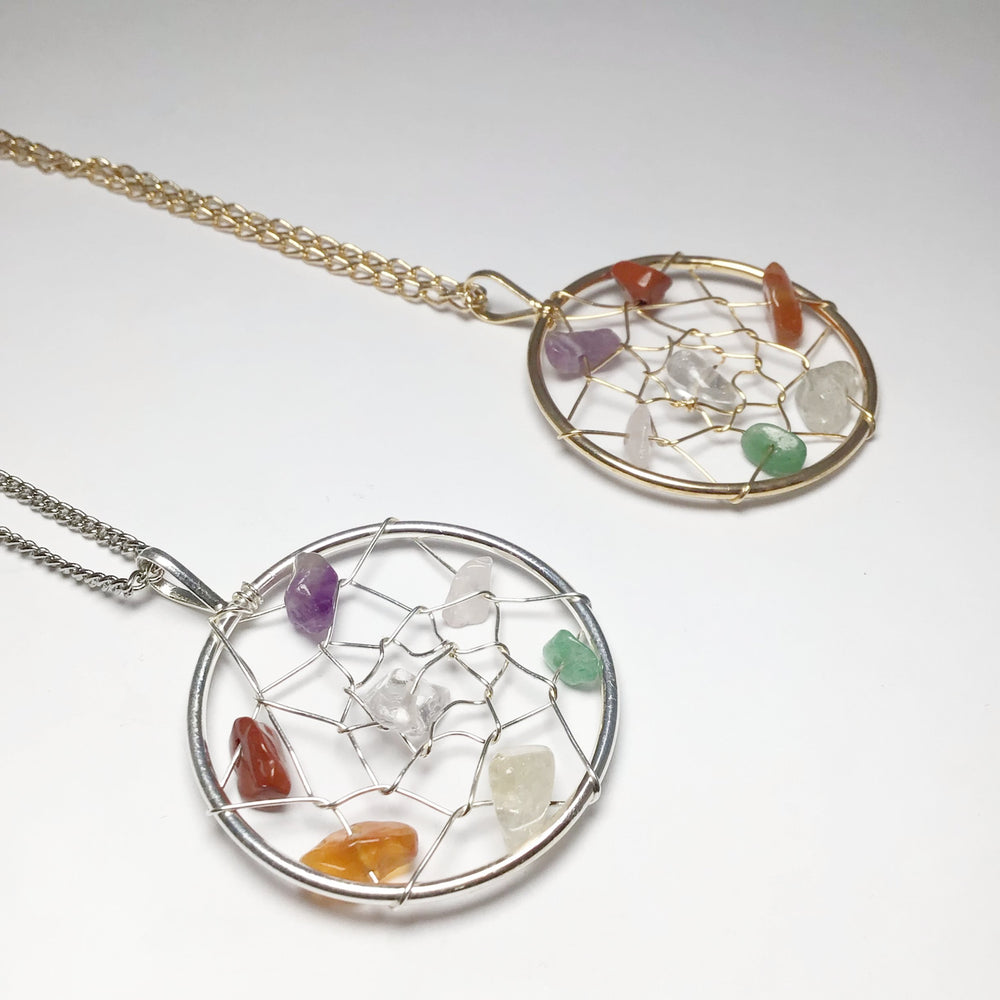 Dreamcatcher Necklace - Rocks and Gems Canada