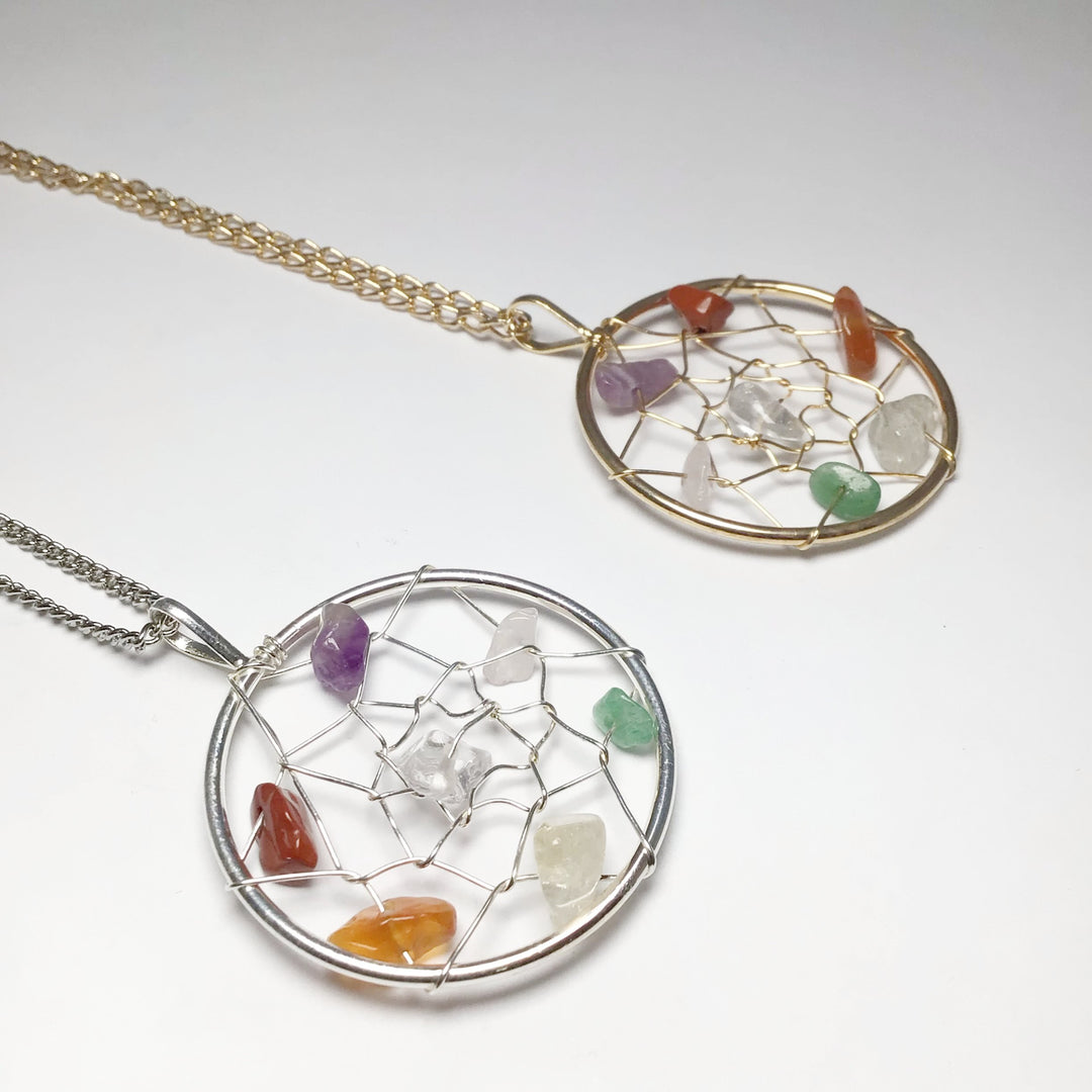 Dreamcatcher Necklace - Rocks and Gems Canada