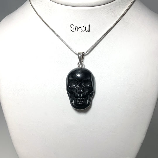 Black Onyx Skull Pendant - Rocks and Gems Canada