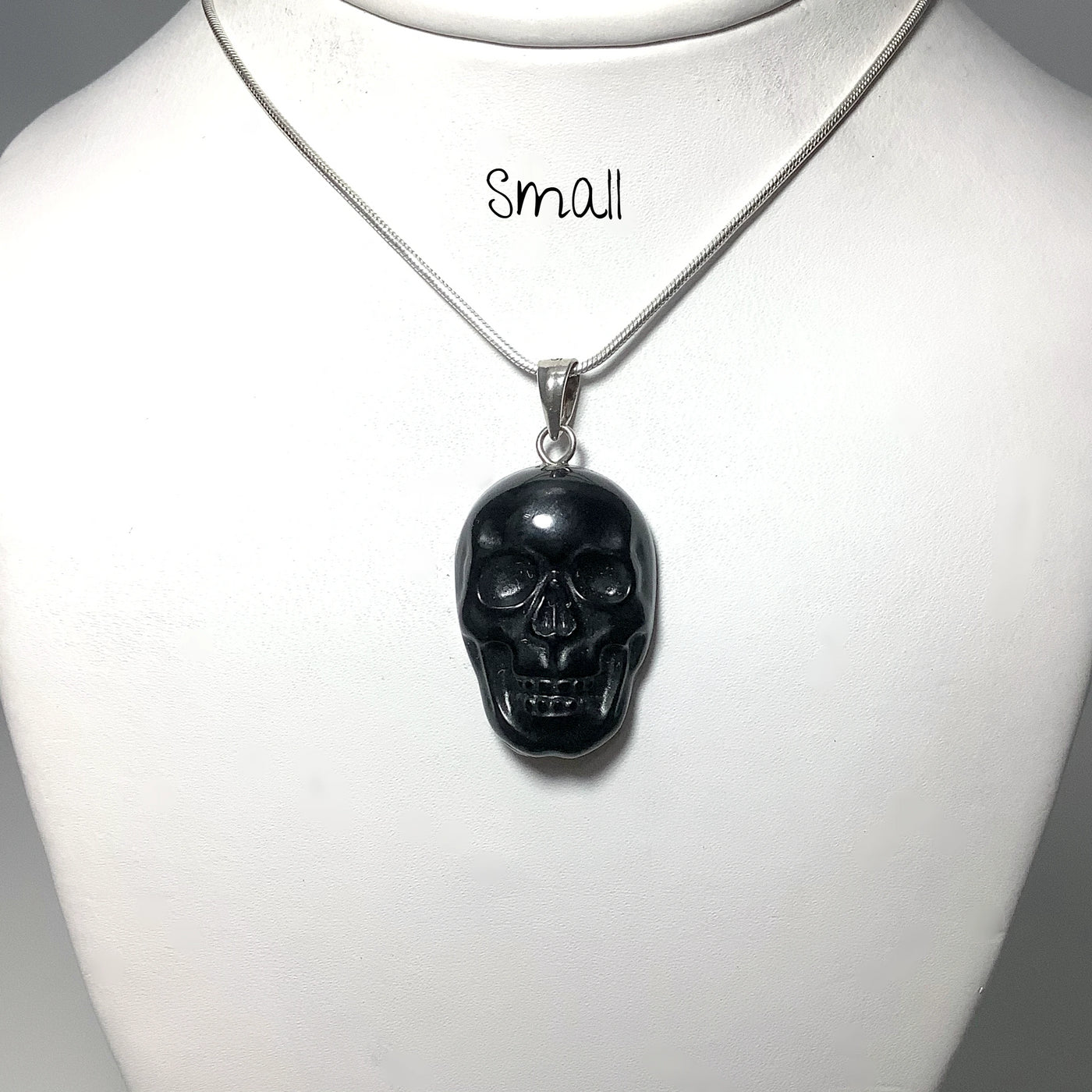 Black Onyx Skull Pendant