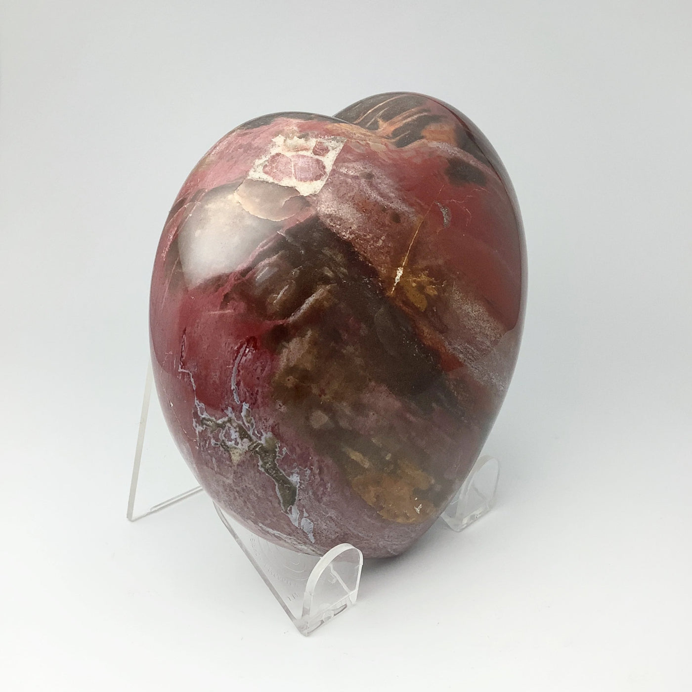 Petrified Wood Large Heart