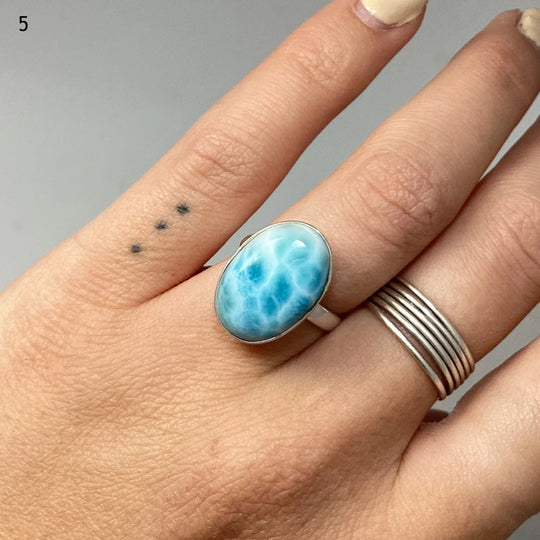 Larimar Ring - Rocks and Gems Canada
