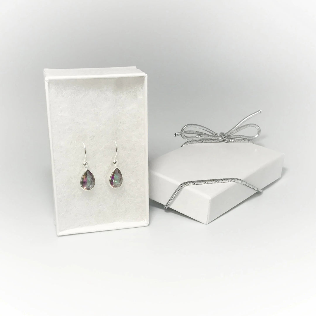 Mystic Topaz Dangle Earrings - Rocks and Gems Canada