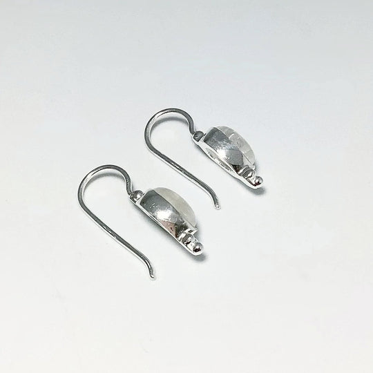 Rainbow Moonstone Dangle Earrings - Rocks and Gems Canada