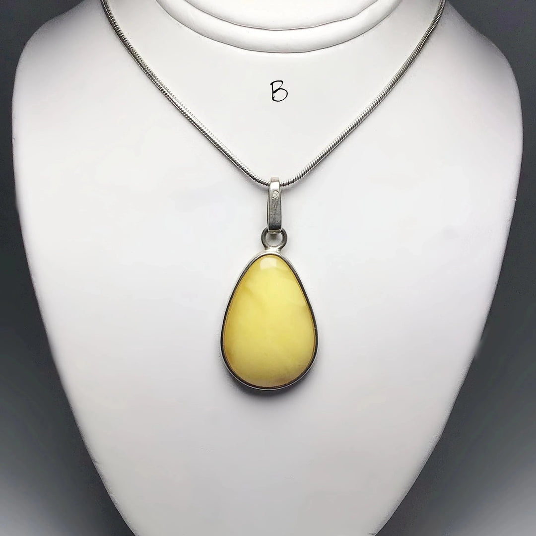 Butterscotch Amber Pendant - Rocks and Gems Canada