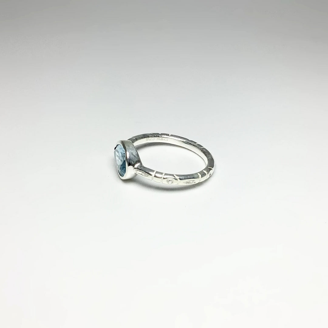 Blue Topaz Ring - Rocks and Gems Canada