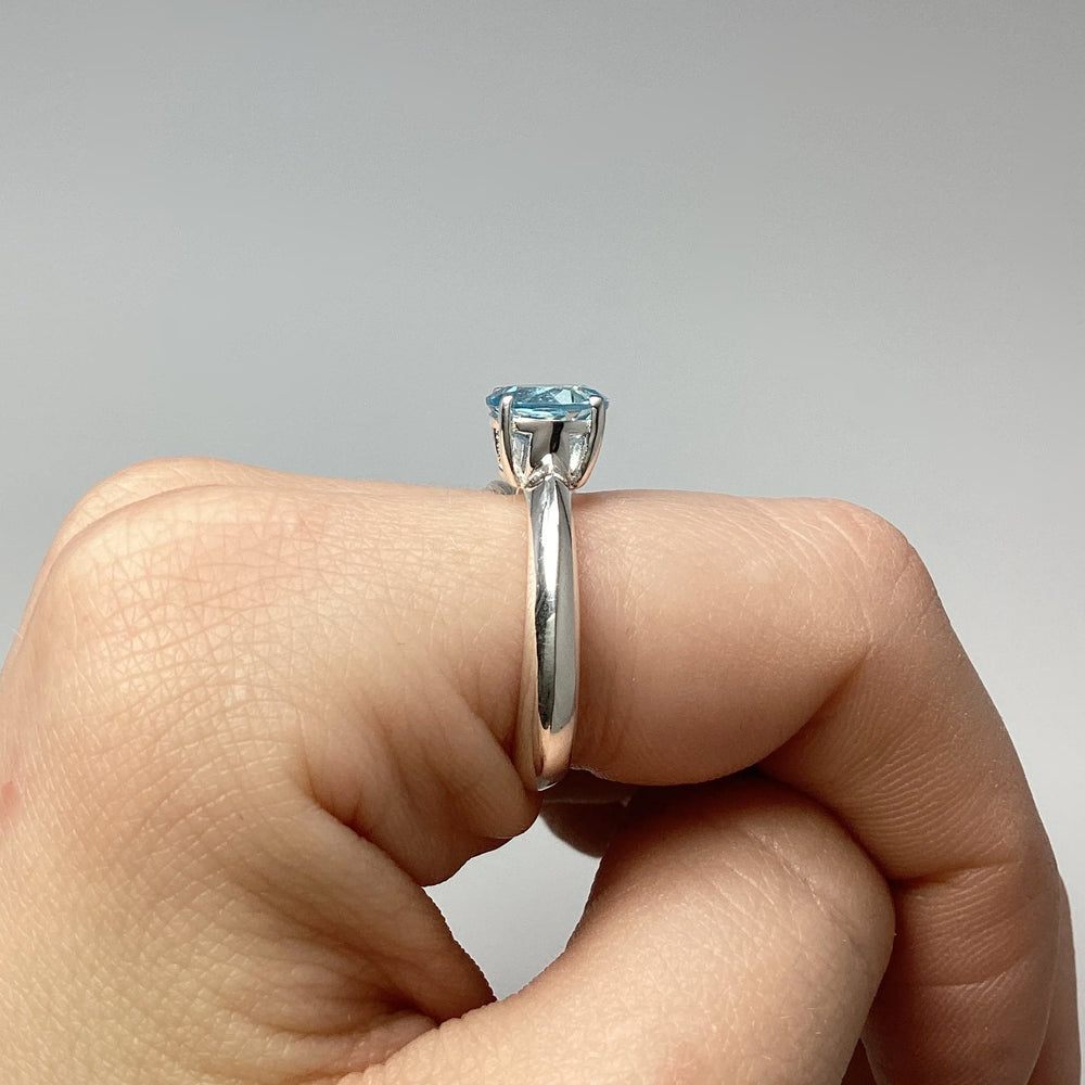 Blue Topaz Ring - Rocks and Gems Canada