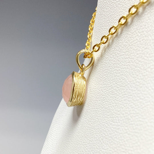 Rose Quartz Pendant - Rocks and Gems Canada