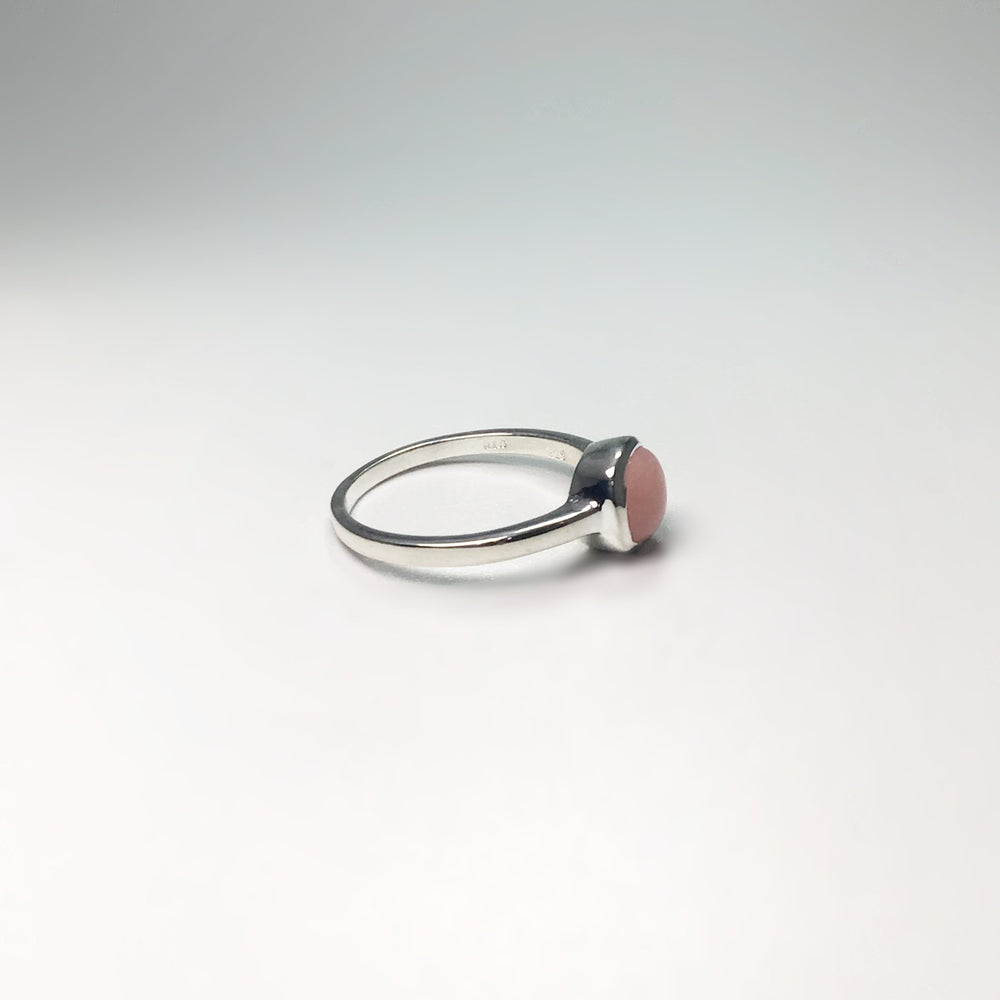 Pink Peruvian Opal Ring - Rocks and Gems Canada