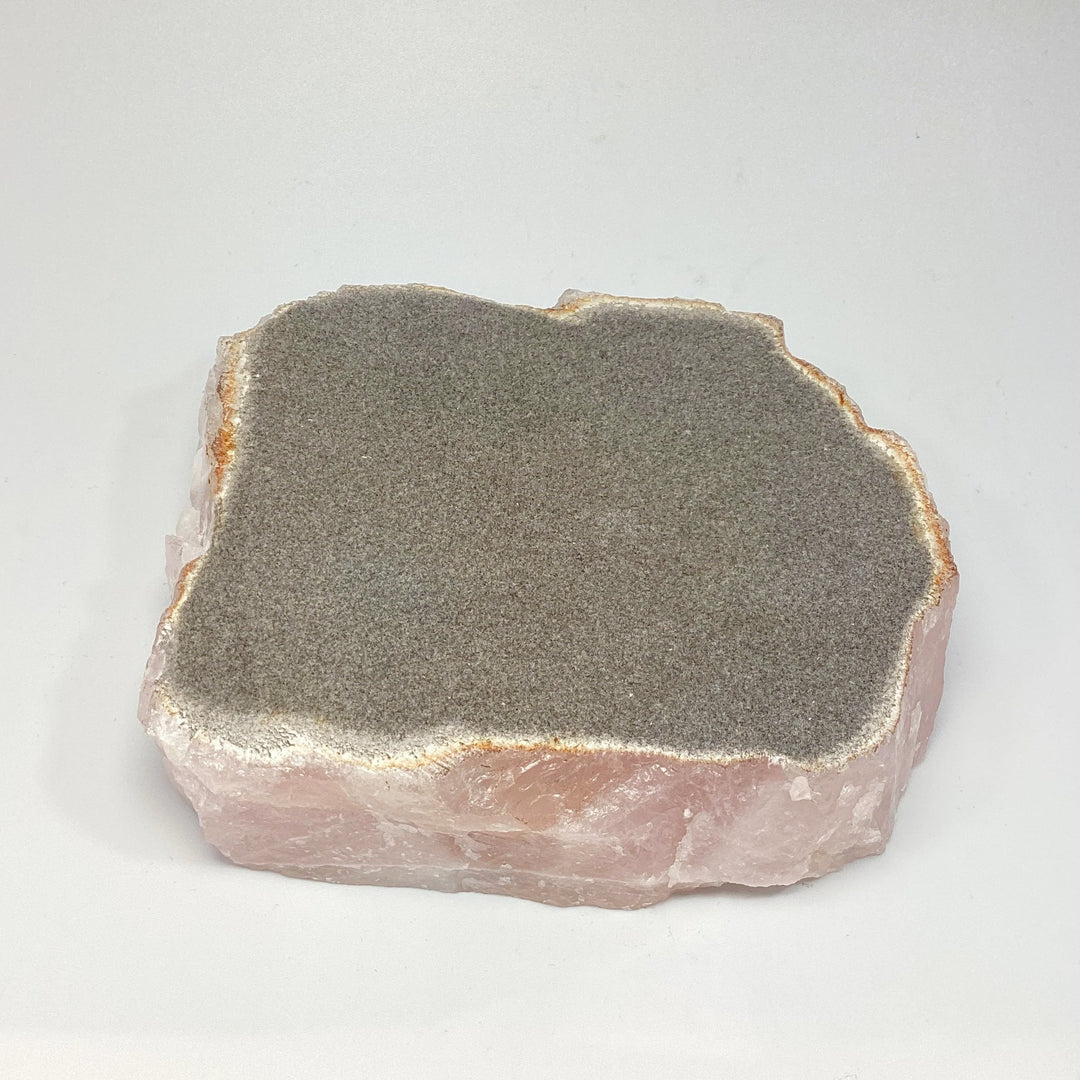 Rose Quartz Candle Holder - Rocks and Gems Canada