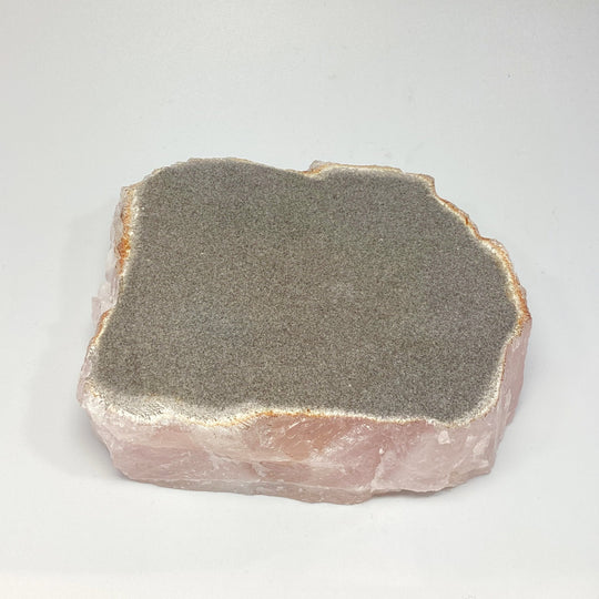Rose Quartz Candle Holder - Rocks and Gems Canada