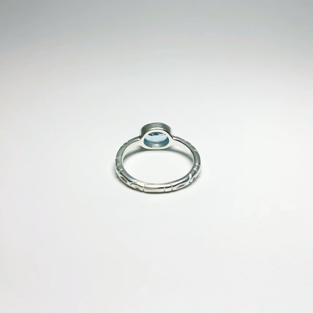 Blue Topaz Ring - Rocks and Gems Canada
