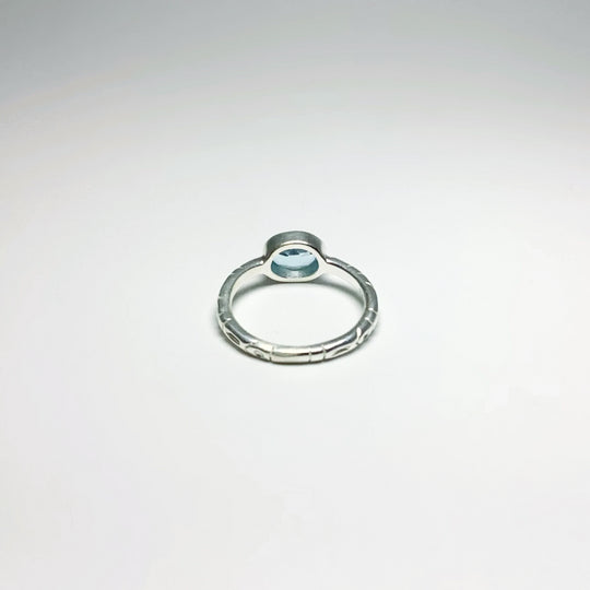 Blue Topaz Ring - Rocks and Gems Canada