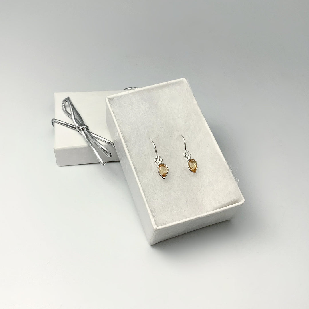 Citrine Dangle Earrings - Rocks and Gems Canada
