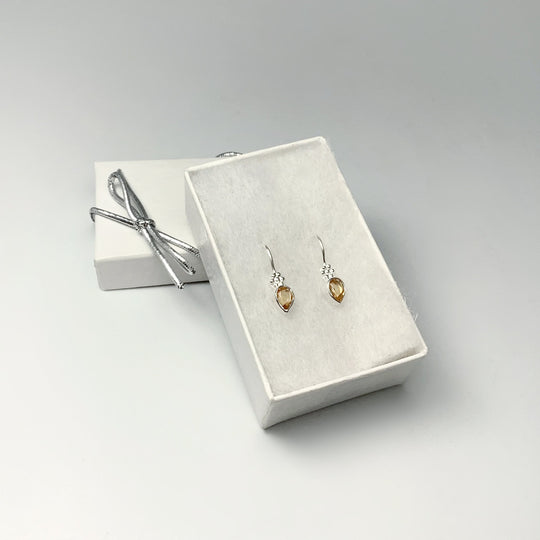 Citrine Dangle Earrings - Rocks and Gems Canada