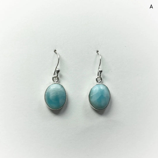 Larimar Dangle Earrings - Rocks and Gems Canada