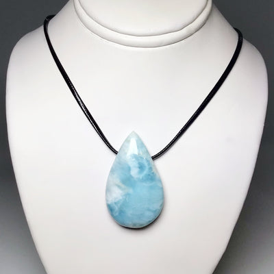 Larimar Drilled Pendant