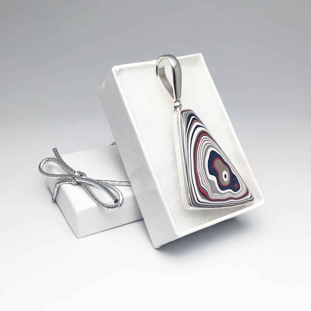 Fordite Pendant - Rocks and Gems Canada