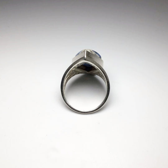 K2 Granite Azurite Ring - Rocks and Gems Canada