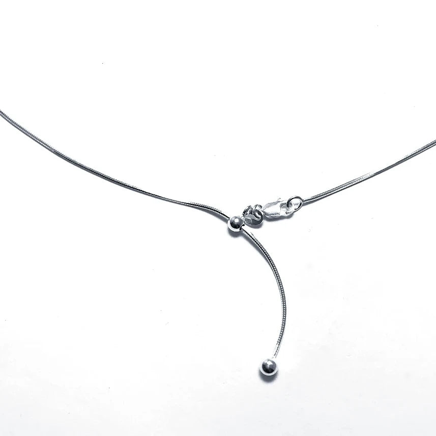 Sterling Silver Chain - Adjustable - Rocks and Gems Canada