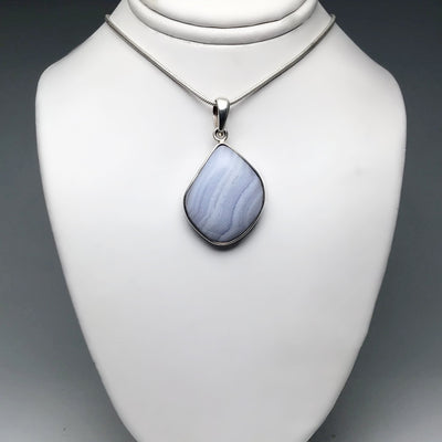 Blue Lace Agate Pendant