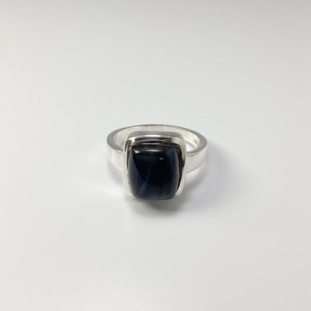 Blue Tiger Eye Ring - Rocks and Gems Canada