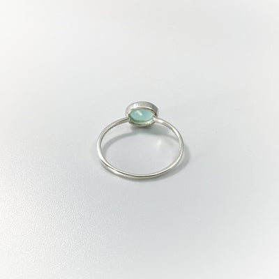 Aqua Chalcedony Ring