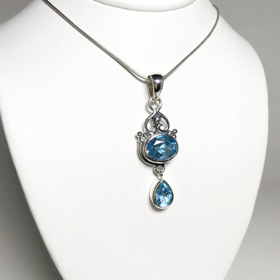 Blue Topaz Pendant