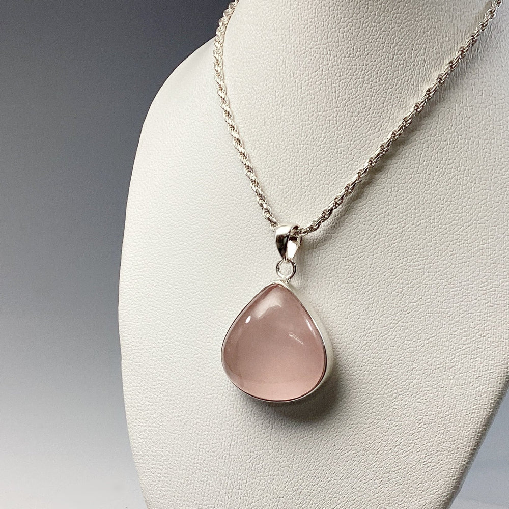 Rose Quartz Pendant - Rocks and Gems Canada