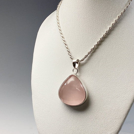 Rose Quartz Pendant - Rocks and Gems Canada
