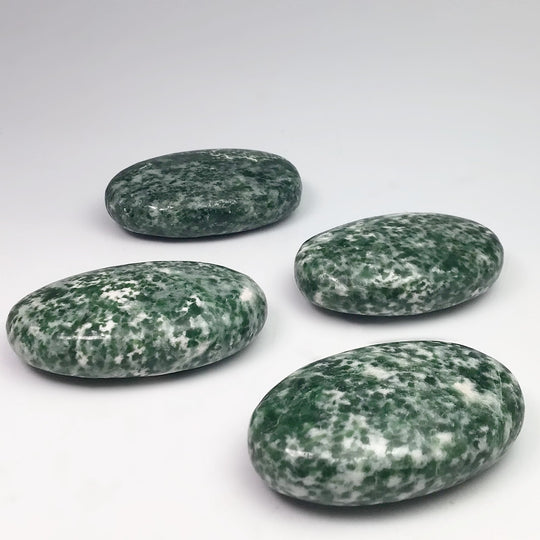 Green Dot Jade Gratitude Stone - Rocks and Gems Canada