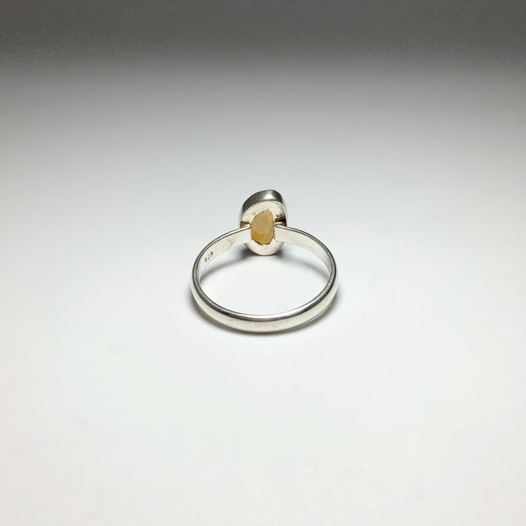 Faceted Ethiopian Fire Opal Ring - Rocks and Gems Canada