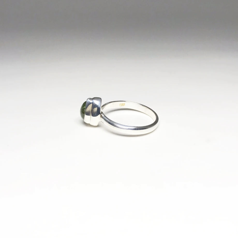 Green Tourmaline Ring - Rocks and Gems Canada