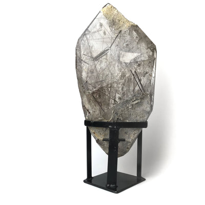 Rutilated Quartz Point On Stand
