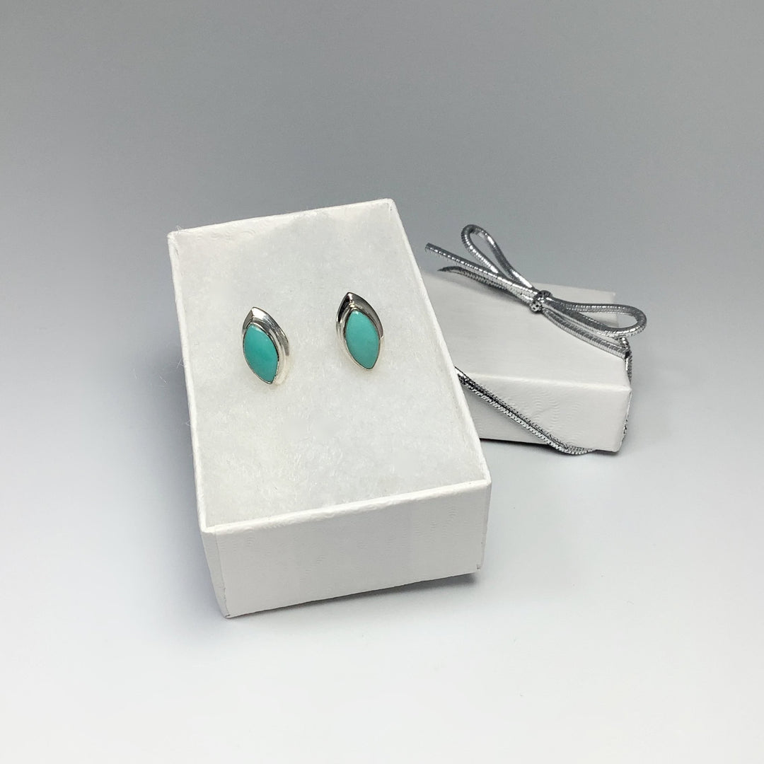 Turquoise Stud Earrings - Rocks and Gems Canada