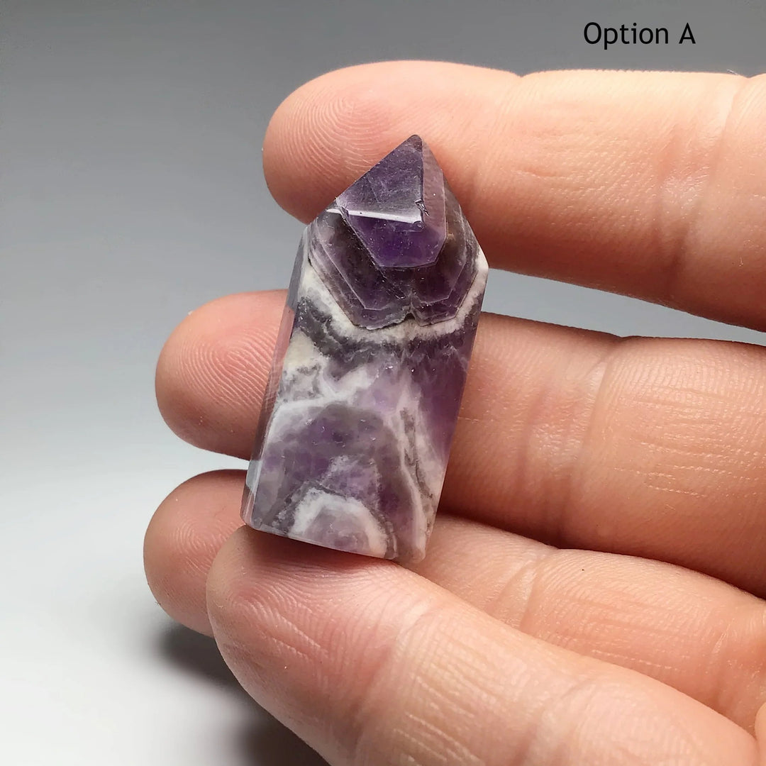 Chevron Amethyst Point - Rocks and Gems Canada