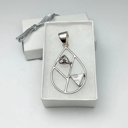 Campo Del Cielo and Muonionalusta Meteorite Pendant - Rocks and Gems Canada