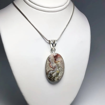 Crazy Lace Agate Pendant