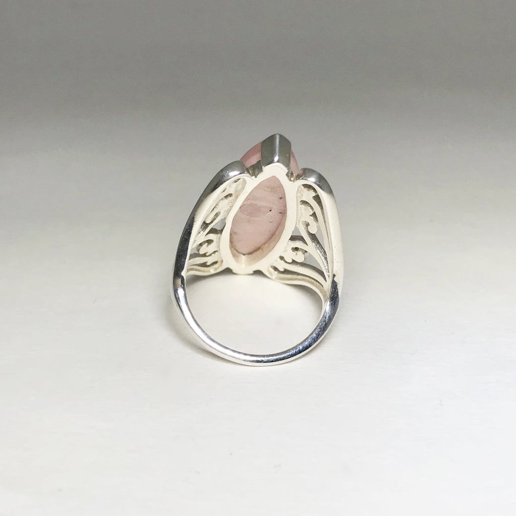 Pink Peruvian Opal Ring - Rocks and Gems Canada