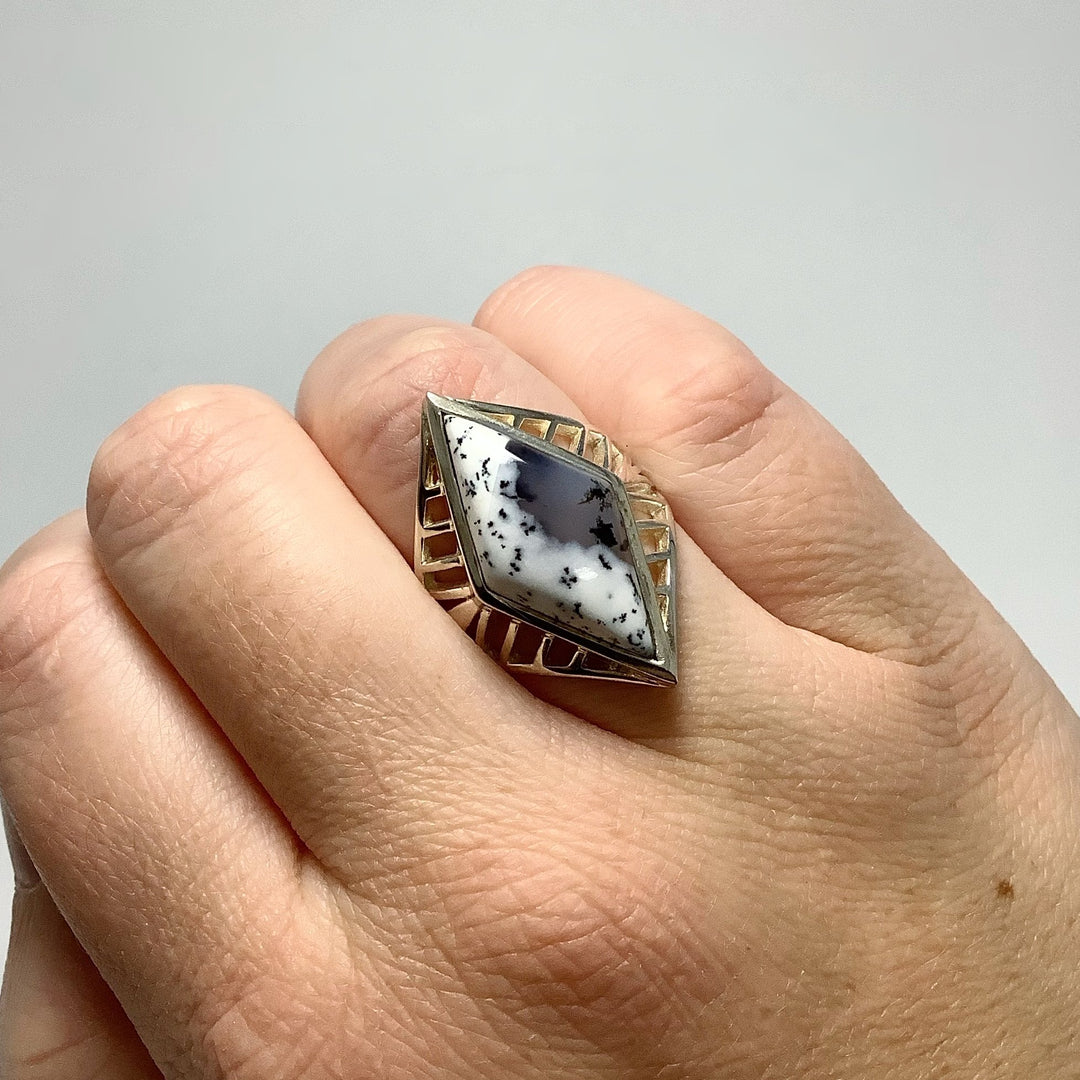 Dendritic Opal Ring - Rocks and Gems Canada
