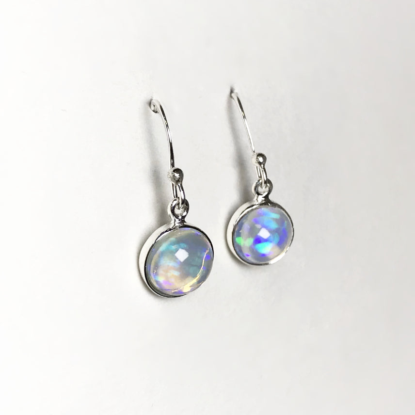 Ethiopian Fire Opal Dangle Earrings - Rocks and Gems Canada