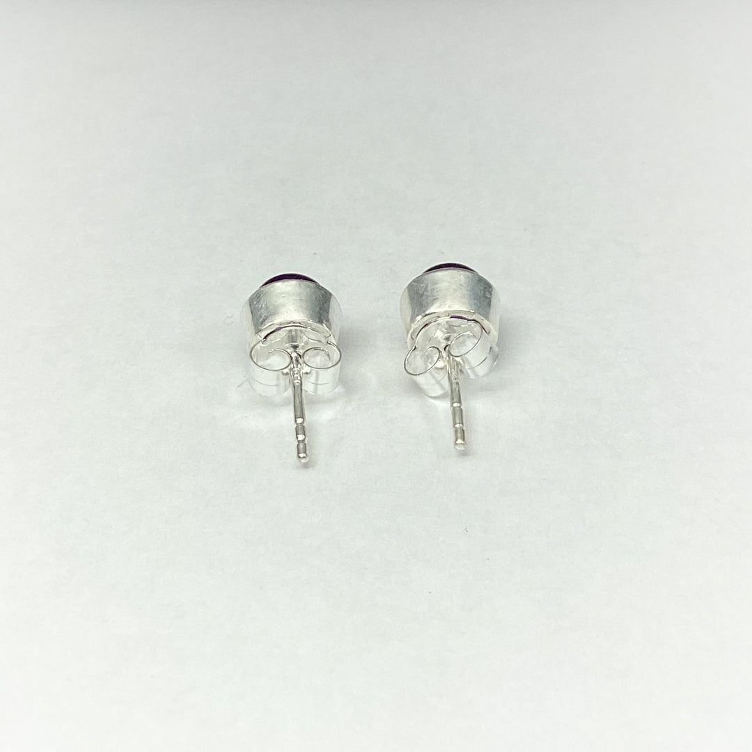 Amethyst Stud Earrings - Rocks and Gems Canada