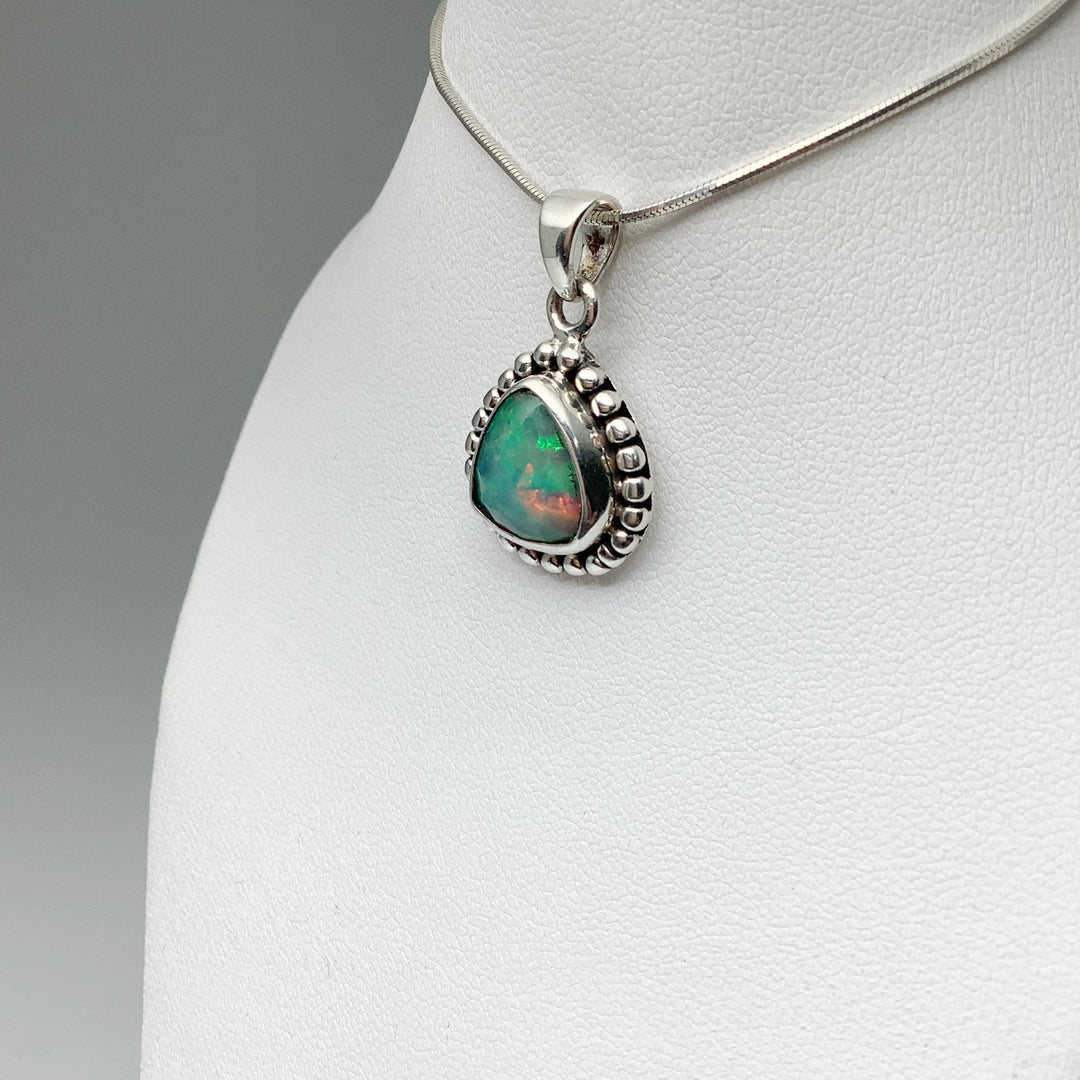 Fire Opal Pendant - Rocks and Gems Canada
